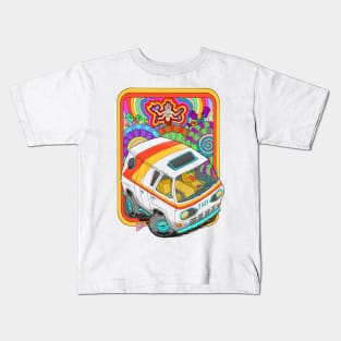 Vintage Customized Van - choose your own color Kids T-Shirt